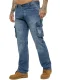 Enzo | Cargo-gevechtsjeans voor heren – blauw