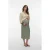 MAMALICIOUS zwangerschaps midi rok groen