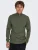 ONLY & SONS Schipperstrui ONSLOUI REG 12 MEL HALF ZIP KNIT NOOS