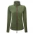 Premier Dames/Dames Artisan Contrast Trim Fleece Jacket (Mosgroen/bruin)