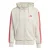 Capuchon met volledige rits adidas Essentials 3-Stripes French Terry
