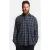 Lyle & Scott Check Overshirt Z271 Dark Navy