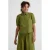 Ruby boxy poplin blouse olijfgroen
