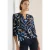 Cecil Dames Gedessineerde blouse in Blauw