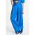 POM Amsterdam wide leg high waist broek blauw