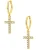 Hey Happiness Oorbellen ‘Kreuz’  goud