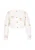 MYMO Gebreid vest  groen / rosa / offwhite