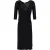 Etro jurk met plooien en overslaglook in zwarte viscose