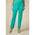 Oltre Milano-stitch Stovepipe Trousers Aquamarine