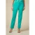 Oltre Milano-stitch Stovepipe Trousers Aquamarine