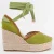 Montevita Espadrilles Met Een Sleehak Balenci12 Groen