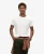 Superdry Mannen Slub T-shirt met Ronde Hals en Korte Mouwen Wit