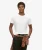 Slub T-shirt met Ronde Hals en Korte Mouwen Wit