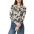 Scotch & Soda Long Sleeve Knit Top Blurred Floral