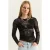 Slim Fit Cut Out Paisley Blouse