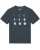 Watapparel Shirt  antraciet / wit
