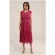 We Fashion Dress Mid Length Old Rose