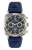 Plein Sport Analoog horloge ‘Wildcat’  navy / goud