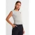 Mouwloze Boot-Hals Slim-fit Blouse