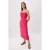TRENDYOLMİLLA Dames Bordeaux Effen Midi Mouwloos A-lijn Jurken
