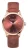 Orphelia Fashion Suède Dames Roze Horloge OF714820