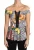 Dolce & Gabbana Zwart-witte Korsetbloes Sicilië Citroen Ruit Top