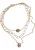 Urban Classics Ketting ‘Ocean’  goud / wit