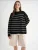 MixRay Oversized trui  zwart / wit