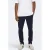 ONLY & SONS tapered fit broek met krijtstreep ONSMARK donkerblauw