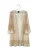 La Muel Lingerie Ochtendjas ‘Morgenmantel’  champagne