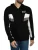 EA7 Logo Jersey Zip Hoodie, Zwart