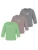 normani Shirt ‘Taupo’  grijs / groen / gemengde kleuren / rosa