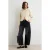TRENDYOLMİLLA Dames Zwart Effen Barrel Hoge taille Jeans