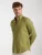 7Camicie Zakelijk overhemd ‘Leonardo Linen Man Shirt Pink’  groen