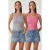 Fitted U-hals Gebreide 2-Pack Tanktop