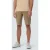 No Excess Short Cargo Garment Dyed + Stone Washed Stretch Almond