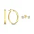Isabel Bernard Cadeau d´Isabel 14 Karaat Gouden Oorbellen Set IB90121