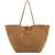 Mango suede shopper cognac