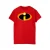Disney Dames/Dames The Incredibles Costume Logo Cotton Boyfriend T-shirt (Rood)