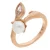Orphelia Dames 925 Sterling Zilveren Ring – Roze ZR-3938/1