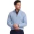 Fynch Hatton half zip kabeltrui wol lichtblauw
