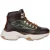 Moschino High-top Sneakers In Calfskin And Nylon Green