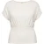 Trendyol Curve Dames Ecru Effen Kort Getailleerd Grote maten Blouses