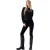 Guess Dames-sweatshirt met ronde hals en geborduurd logo (Jet Zwart)