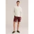 WE Fashion straight chino short donkerrood