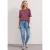 Basic Shirt met ronde hals in Unifarbe