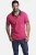 Jan Vanderstorm polo LAVRANS Plus Size met contrastbies roze
