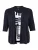 Ulla Popken Shirt  marine / donkerblauw / wit