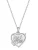 Hey Happiness Ketting ‘Cupid Heart Locket’  zilver