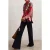 Reiss Paisley Print Top Red